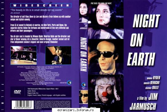 night on earth  (1991)

 

filmul este o de cinci viniete, ce au loc n noapte n cinci orașe