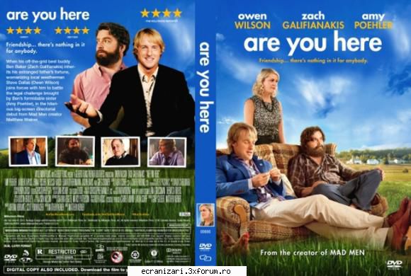 are you here (2013)

 

ben baker este un care pe canapeaua său, steve dallas, este un meteo,