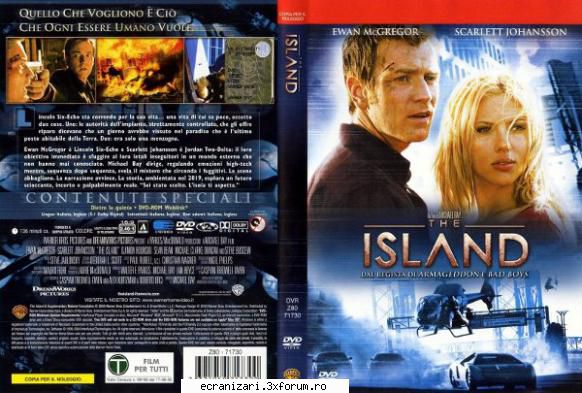 the island (2005) the island six-echo (ewan mcgregor) jordan two-delta (scarlett johansson) afla