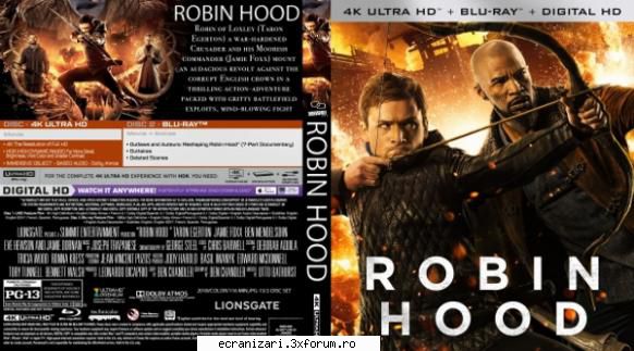 robin hood (2018) robin hood hood (taron egerton), călit luptă și său maur,