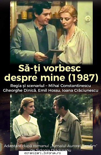 repostare vorbesc despre mine  (1987)

 

drama prezinta destinul aurorei serafim (ioana o