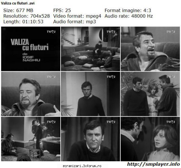 valiza fluturi (1975) teatru valiza fluturi sanda valeria seciu, ovidiu iuliu moldovan, ion