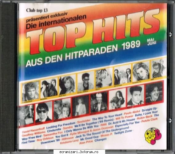 die top hits 
(mai  juni list : 
1          david hasselhoff looking for the way to your abdul