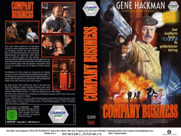 Company Business (1991) - Filme AVI Straine [Movies AVI]