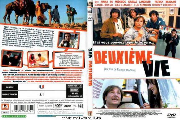 deuxi�me vie (2000)
a doua 

la 30 de ani, vincent este inca imatur si incapabil sa faca pana si