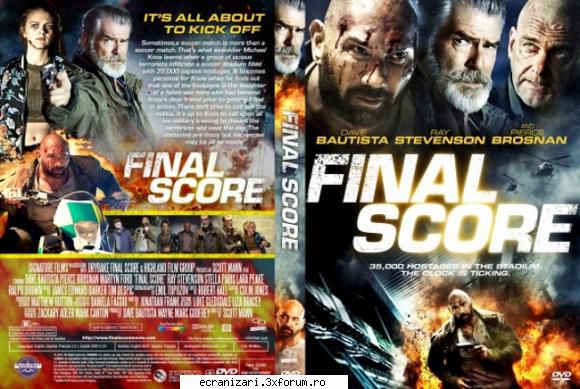 final score 

�n cadrul unui eveniment sportiv major, un grup de criminali puternic preia controlul