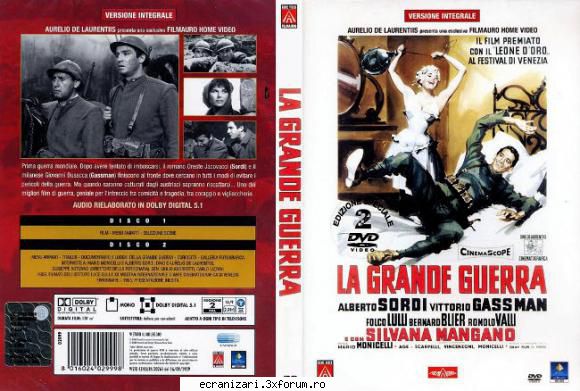 la grande guerra (1959)

 se �n timpului primului mondial pe frontul principale sunt doi italieni: