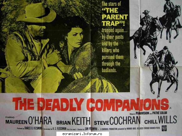 the deadly companions (1961)

 (brian keith), un fost sergent �n armata uniunii este obsedat de lui