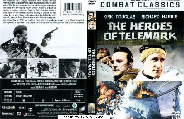 The Heroes of Telemark (1965) - MP4 Subtitrare / Romana inclusa Audio / - Filme AVI Straine [Movies AVI]