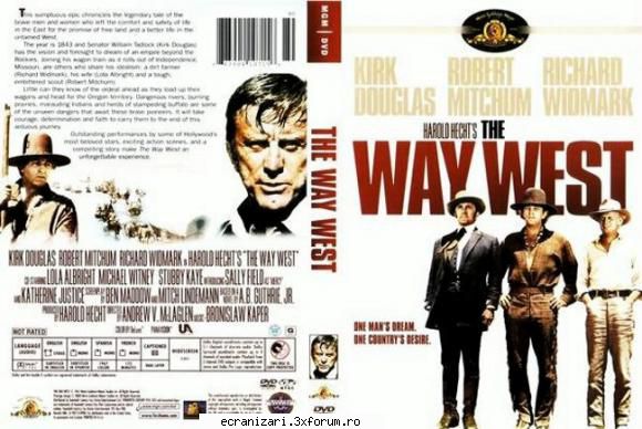 the way west (1967)

 

filmul drumul parcurs de un convoi de la missouri p�nă �n oregon de-a